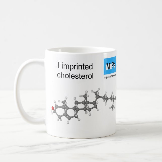 cholesterol template mug ball and stick (Left)