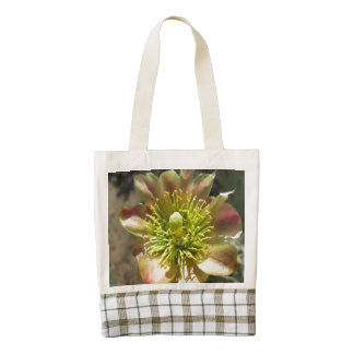 Cholla Desert Flower Bloom Zazzle HEART Tote Bag