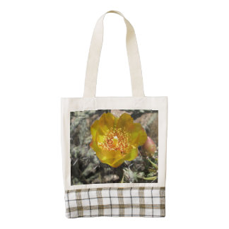 Cholla Pretty Desert Flower Zazzle HEART Tote Bag