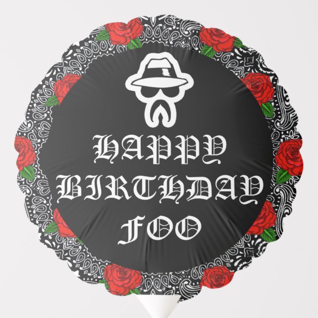 Cholo Balloon Red (Front)