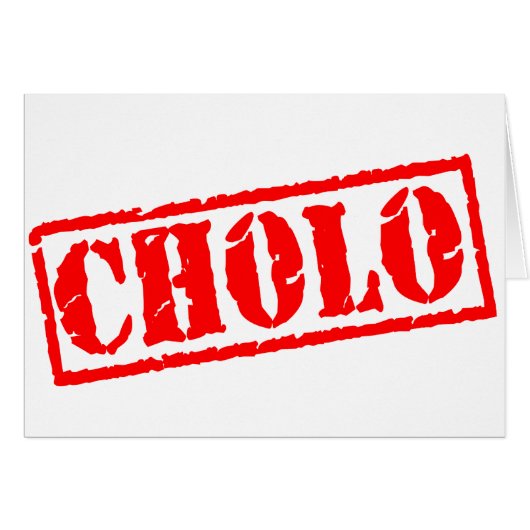 Cholo Stamp (Front Horizontal)