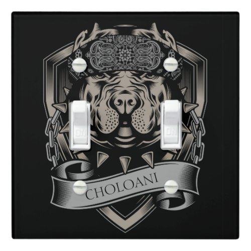 Choloani Dog Light Switch Cover