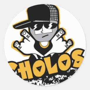 Cholos by BuDu Classic Round Sticker