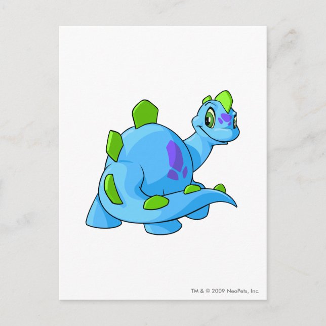 Chomby Blue Postcard (Front)