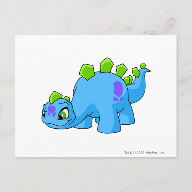 Chomby Blue Postcard (Front)