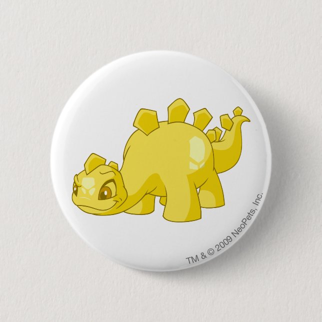 Chomby Gold Pinback Button (Front)