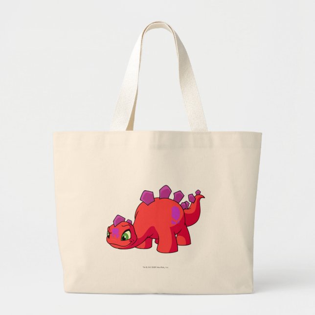 Chomby Red Large Tote Bag (Front)