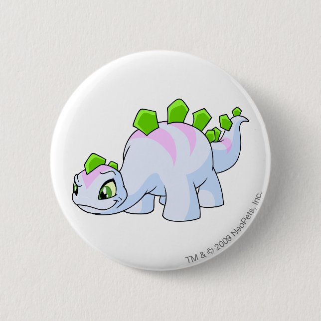 Chomby Striped Pinback Button (Front)