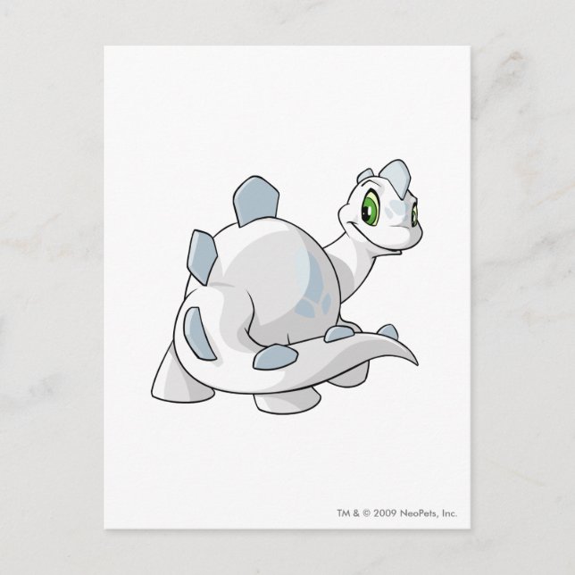 Chomby White Postcard (Front)