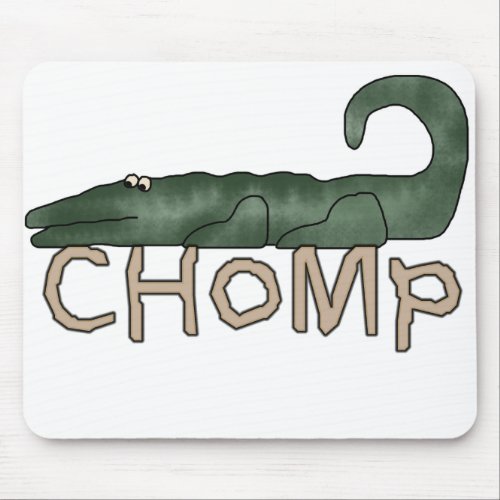 Chomp Alligator  Mouse Pad