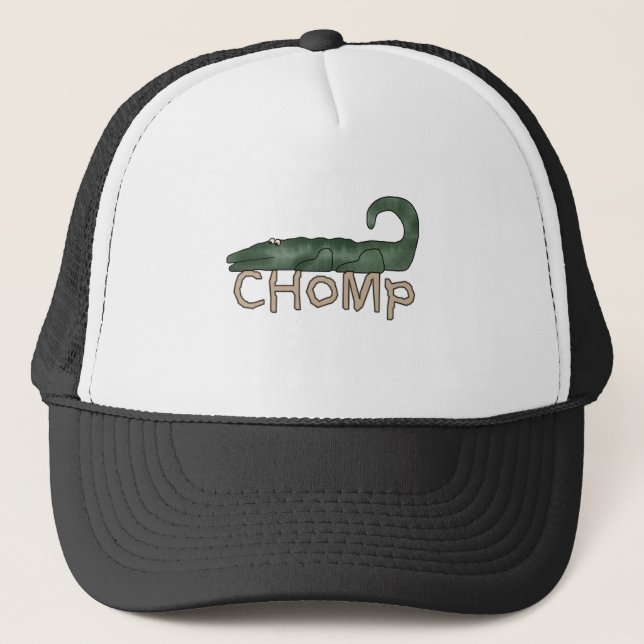Chomp Alligator  Trucker Hat (Front)