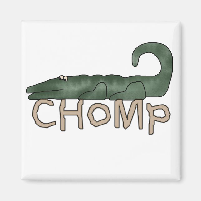 Chomp Alligator Tshirts and Gifts Magnet (Front)