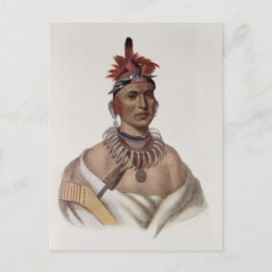 Chon-Ca-Pe or 'Big Kansas', an Oto Chief Postcard