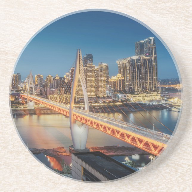 Chongqing City Nightscape Coaster (Front)