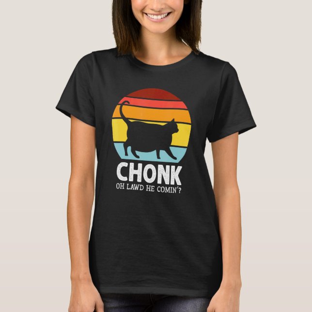 Chonk Cat Cat Mom Women T-Shirt (Front)