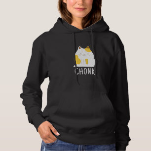 Chonk Cat Funny Scale Meme Hoodie