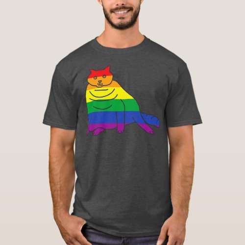 Chonk Cat Pride T_Shirt
