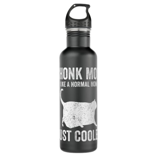 Chonk Meme Cat Chonk Mom Like A Normal Mom Just Co Stainless Steel Water Bottle