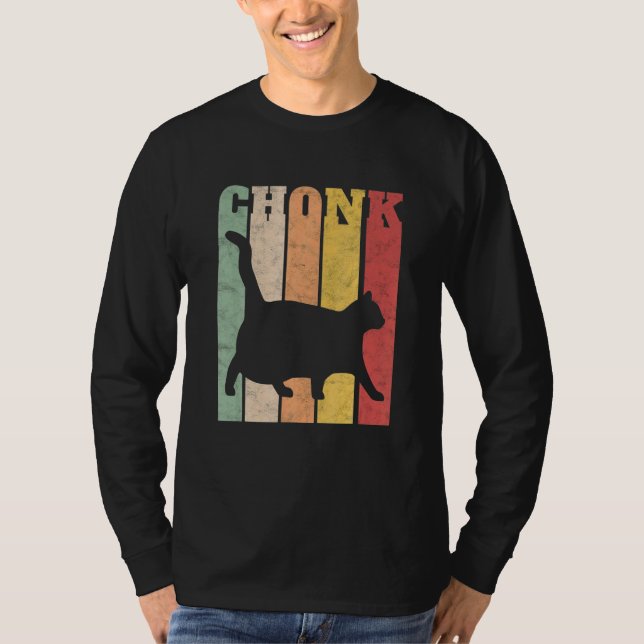 Chonk Scale Cat Meme Chonky Chonk Memes T-Shirt (Front)