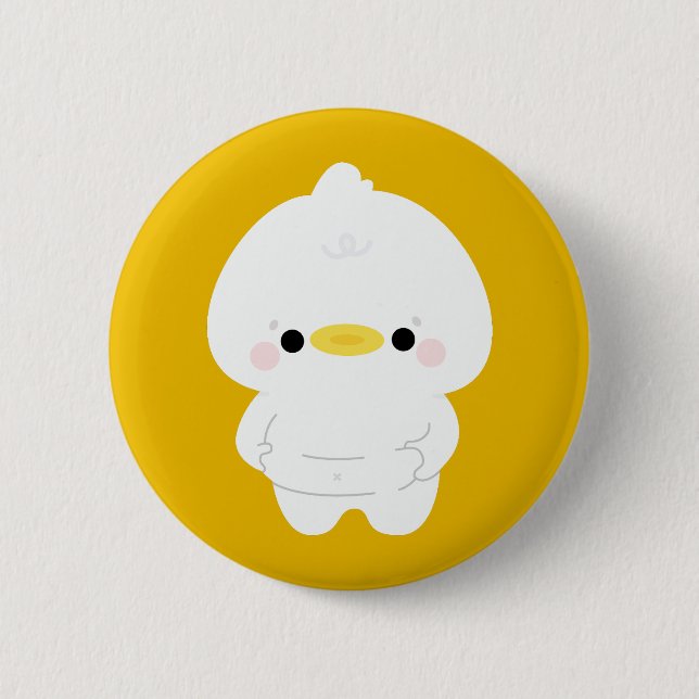 Chonky Duck Button (Front)