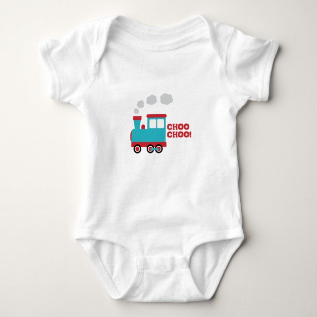 Choo Choo! Baby Bodysuit (Front)
