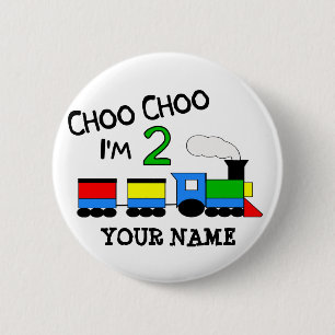 Choo Choo I'm 2!  With TRAIN Button