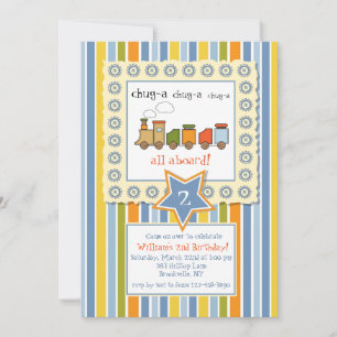 Choo Choo Invitation