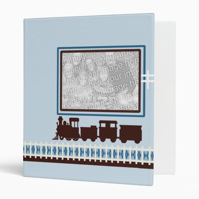 Choo Choo Photo Binder (Front/Inside)