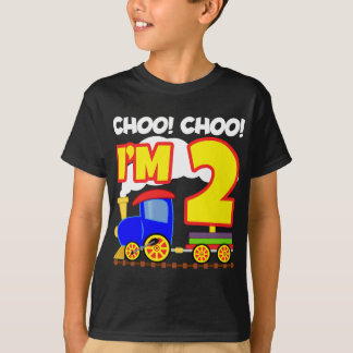 Choo Choo Train 2nd Birthday - Choo Choo I'm 2 T-Shirt