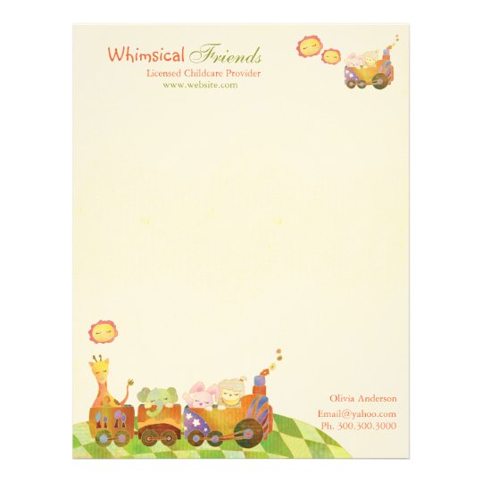 baby letterhead paper