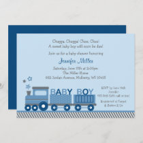 Choo Choo Train Baby Shower Invitation