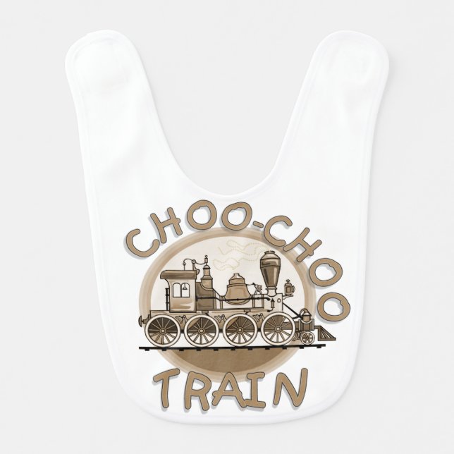 Choo-Choo Train Bib (Front)