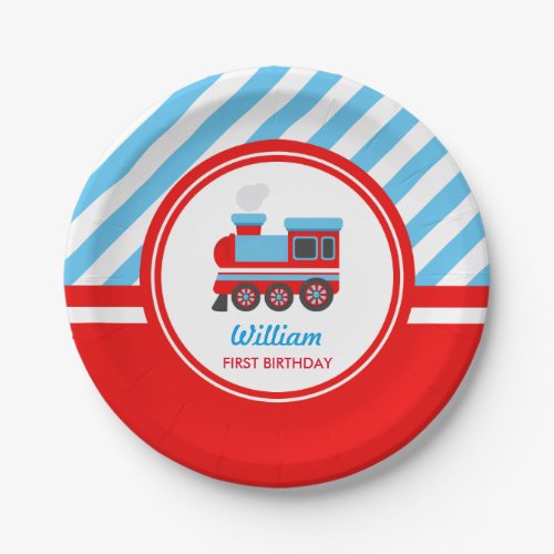 Choo Choo Train Birthday Party Decoration Paper Plates