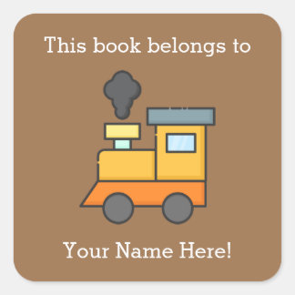 Choo Choo Train Bookplate