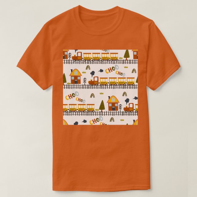 Choo Choo Train Boy Pattern for Little Kids 1 T-Shirt (Design Front)