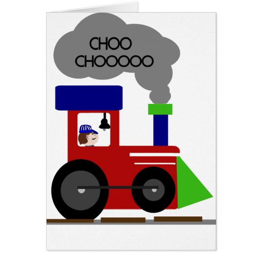 Choo Choo Train Card