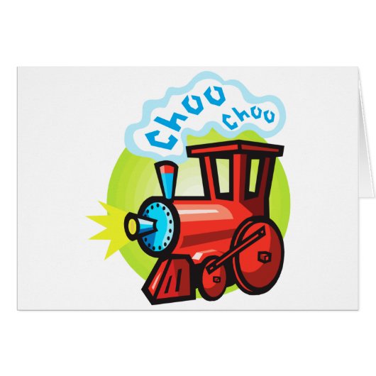Choo Choo Train Cards (Front Horizontal)