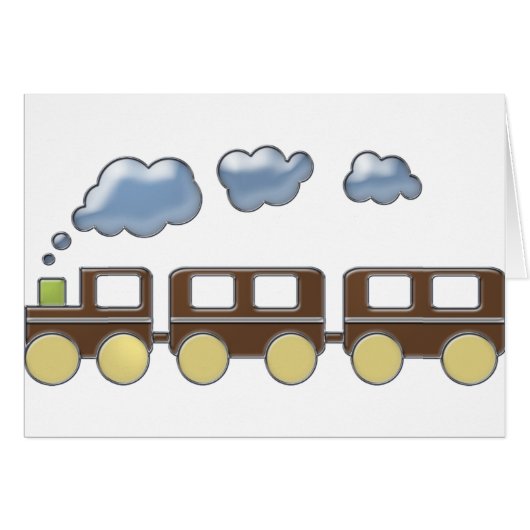 Choo Choo Train Cards (Front Horizontal)