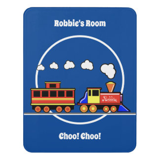 Choo Choo Train Door Sign