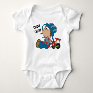 Choo, Choo, Train Engineer Baby Bodysuit