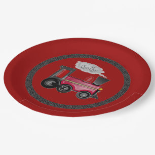 Choo Choo Train Kids Trains Customize Paper Plates