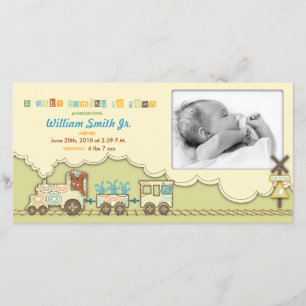 Choo Choo Train Photo Card