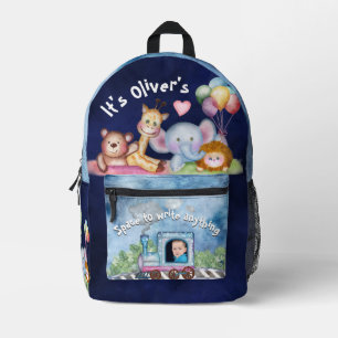 Choo Choo Train Printed Backpack