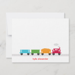 Choo Choo Train Thank You Card
