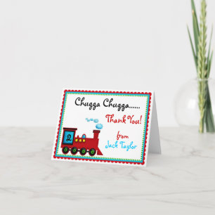 Choo Choo Train Thank You Note Cards