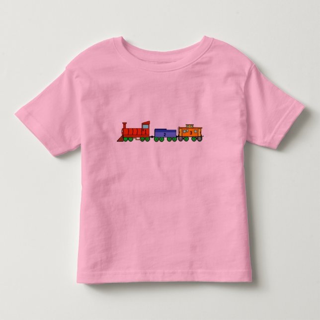 Choo Choo Train Tshiet Toddler T-shirt (Front)