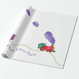 Choo Choo Train Wrapping Paper