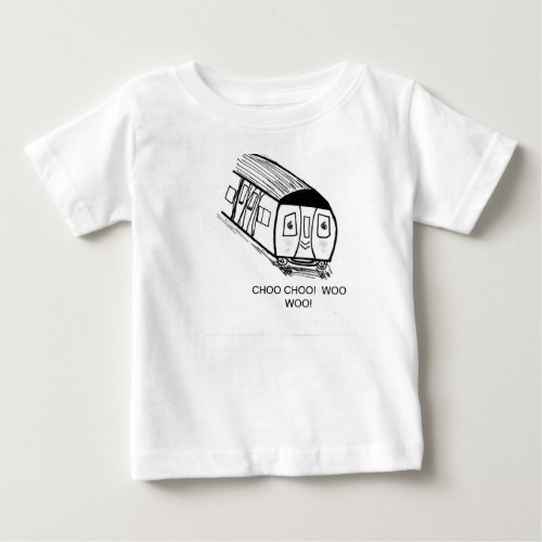 Choo Choo _ Woo Woo Toddler Train Shirt