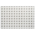 Choose a Color Embossed Look Treble Clef and Hear Fabric