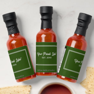 Choose a Color for Your Private Label Hot Sauces